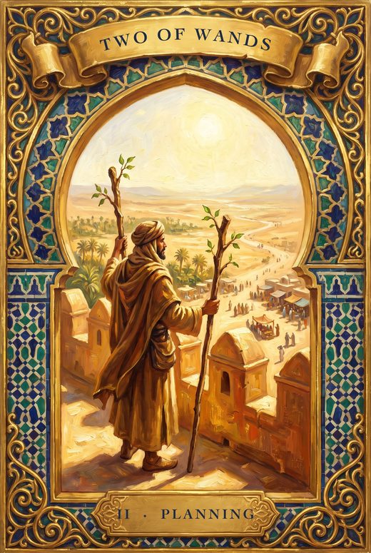 TWO OF WANDS
