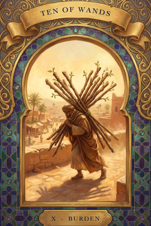 TEN OF WANDS