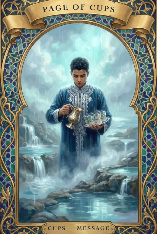 PAGE OF CUPS