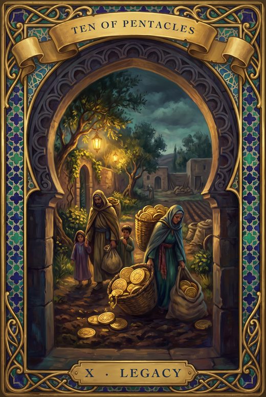 TEN OF PENTACLES