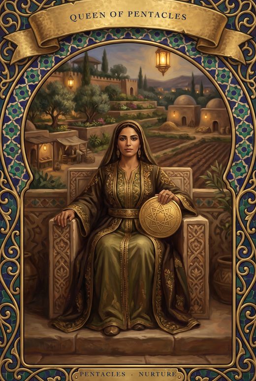 QUEEN OF PENTACLES