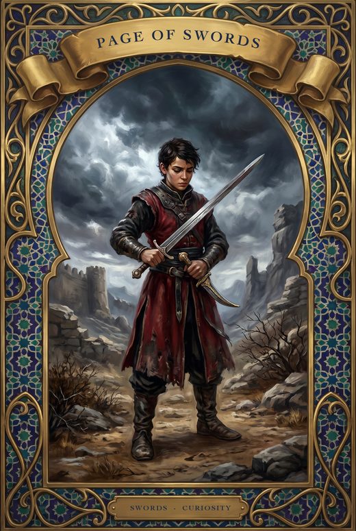 PAGE OF SWORDS